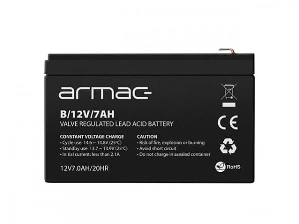 Armac - UPS-batteri - 1 x batteri - ventilstyrd blysyra (VRLA) - 7 Ah
