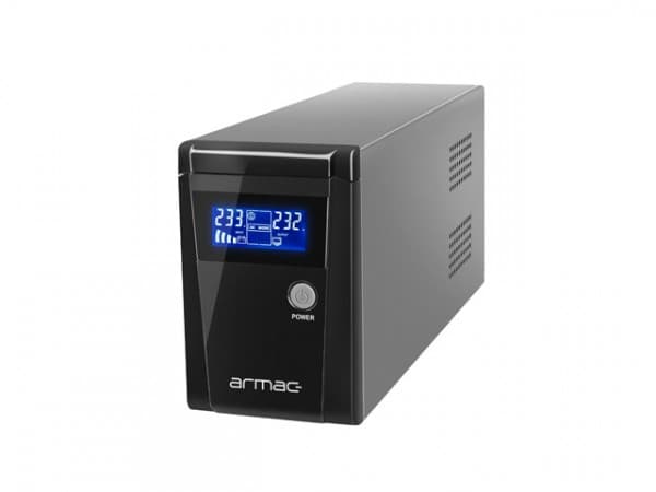 Armac Office 650E - UPS - AC 145 - 290 V - 390 Watt - 650 VA - 7 At - USB - lähtöliittimet: 2