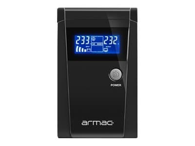 Armac Office 650E - UPS - AC 145 - 290 V - 390 Watt - 650 VA - 7 At - USB - lähtöliittimet: 2 musta