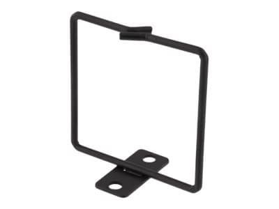 DELTACO 19-13 - Kabelhängare - svart - 1U - 19"