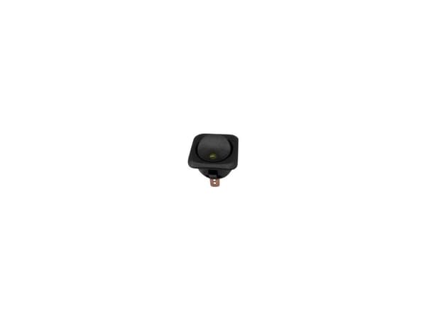 TRU COMPONENTS Auton vaihtokytkin TC-R13-203L-SQ KELTAINEN 12 V/DC 25 A 1 x Off/On Klikkaava 1 kpl