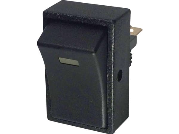 TRU COMPONENTS Auton vaihtokytkin TC-R13-207L-SQ KELTAINEN 12V/DC 12 V/DC 20 A 1 x Pois päältä / Päälle napsautus 1 kpl