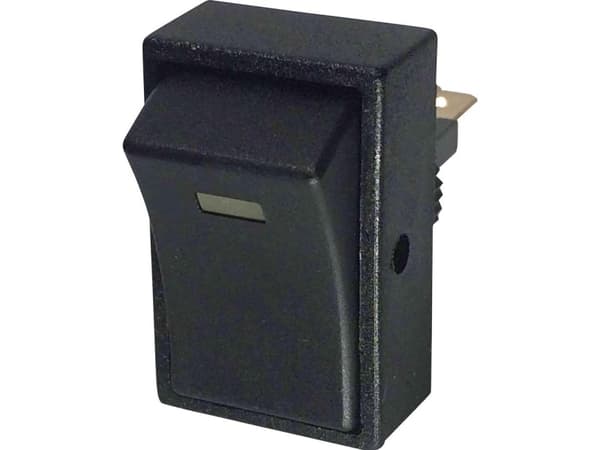 TRU COMPONENTS Auton vaihtokytkin TC-R13-207L-SQ KELTAINEN 12V/DC 12 V/DC 20 A 1 x Pois päältä / Päälle napsautus 1 kpl