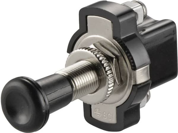 TRU COMPONENTS 1587796 Auton vaihtokytkin TC-A3-5BC-SC 12 V/DC 10 A 1 x Off/On Klikkaava 1 kpl