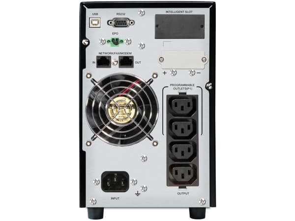 PowerWalker VFI 1000 CG PF1 - UPS - 1000 Watt - 1000 VA 7 At - RS-232, USB - lähtöliitännät: 4