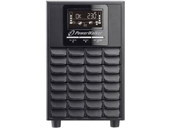 PowerWalker VFI 1000 CG PF1 - UPS - 1000 Watt - 1000 VA 7 At - RS-232, USB - lähtöliitännät: 4