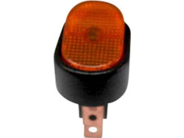 TRU COMPONENTS 1587550 Bil-vippekontakt TC-R13-133B-SQ YELLOW 12 V/DC 30 A 1 x Off/On Klikkende 1 stk