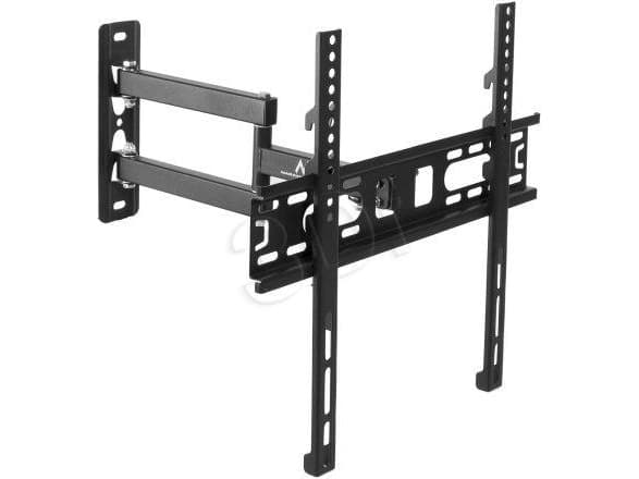 Maclean MC-761 - Brakett - justerbar arm - for flatpanel - metall - svart - skjermstørrelse: 26"-55" - veggmonterbar