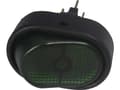 Pikkukuva 2 / 4: TRU COMPONENTS Auton vaihtokytkin TC-R13-133B-SQ VIHREÄ 12 V/DC 30 A 1 x Off/On Klikkaava 1 kpl