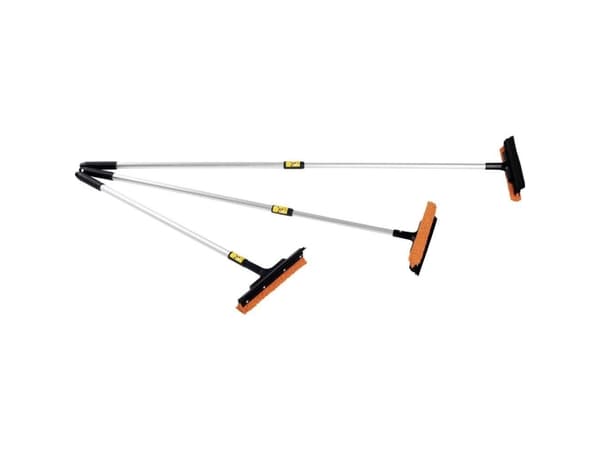 IWH C007190 Alu Teleskop Vaskebørste til vinduer m/teleskopskaft 1 stk (L x B) 125 cm x 20 cm