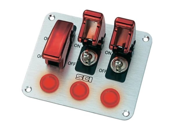 TRU COMPONENTS Auton ohjauspaneeli TC-R18-P3A 12 V/DC 20 A 1 x Off/On Klikkaava 1 kpl