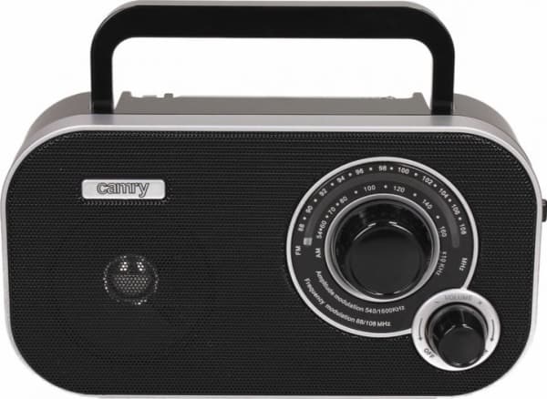 Camry CR 1140b radio, musta