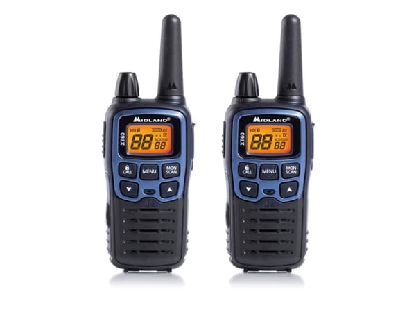 Midland XT60, 24 kanaler, 446.00625 - 446.0937 MHz, LCD, AAA, 112 g, 54 x 33 x 120 mm