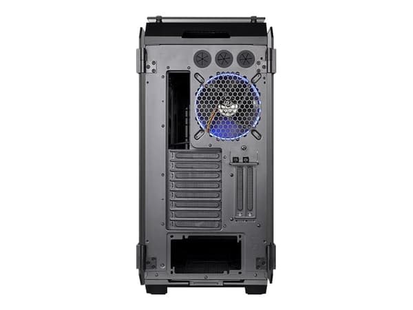 Thermaltake View 71 TG - Tower - utökad ATX - genomskinlig sidopanel (härdat glas) - ingen strömförsörjning (PS/2) - svart - USB/ljud