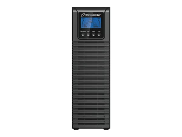 PowerWalker VFI 3000 TGS - UPS - AC 176 - 300 V - 2700 watt - 3000 VA - uten batteri - RS-232, USB - utgangskontakter: 3