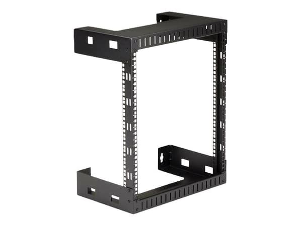 StarTech.com 12U 19" Wall Mount Network Rack - 12" Deep 2 Post Open Frame Server Room Rack for Data/AV/IT/Computer Equipment/Patch Panel with Cage Nu