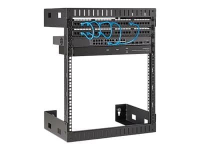 StarTech.com 12U 19" Wall Mount Network Rack - 12" Deep 2 Post Open Frame Server Room Rack for Data/AV/IT/Computer Equipment/Patch Panel with Cage Nu