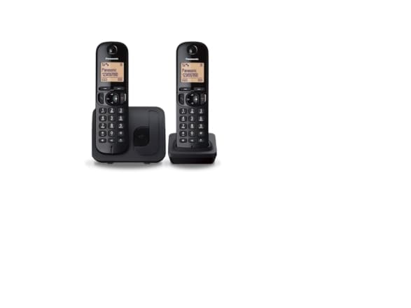 Panasonic | Cordless | KX-TGC212FXB | Built-in display | Caller ID | Black | Phonebook capacity 50 entries | Speakerphone