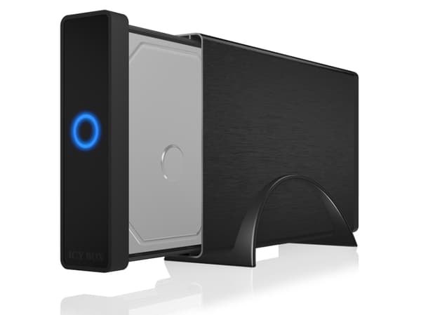ICY BOX IB-377U3 - Förvaringslåda - 3.5" - SATA 6Gb/s - USB 3.0 - svart