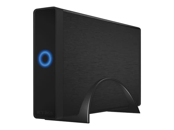 ICY BOX IB-377U3 - Förvaringslåda - 3.5" - SATA 6Gb/s - USB 3.0 - svart Svart