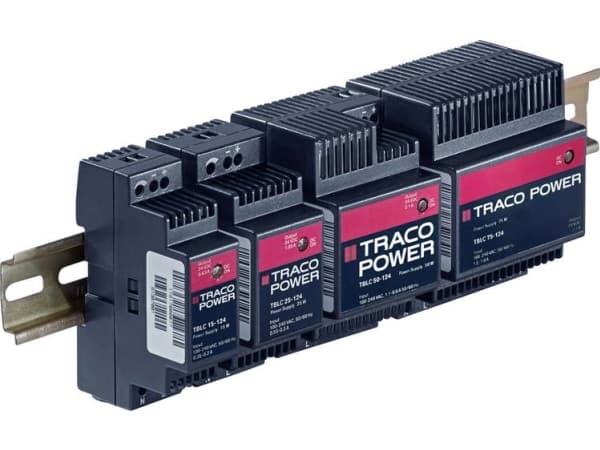 TracoPower TBLC 75-124 Strømforsyning til DIN-skinne (DIN-rail) 3100 mA 75 W +28 V/DC 1 stk