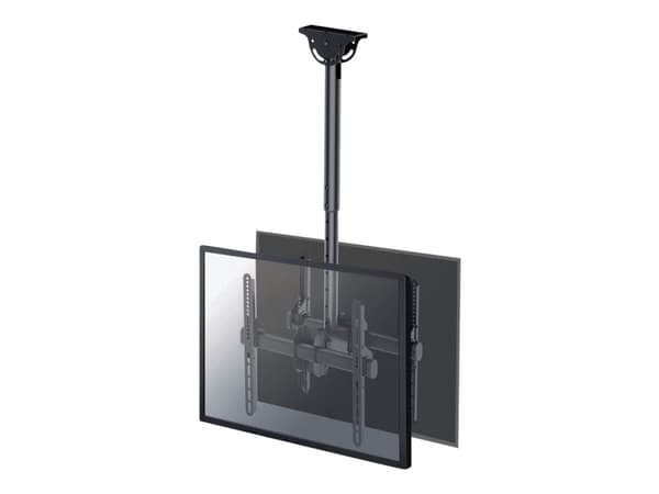 Neomounts NM-C440D - Konsol - fullständig rörelse - för 2 LCD-bildskärmar - svart - skärmstorlek: 32"-60" - takmonterbar