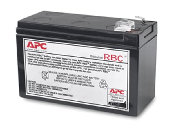 APC Replacement Battery Cartridge #114 - UPS-batteri - 60 VA - 1 x batteri - blysyre - svart - for P/N: BE450G, BE450G-CN, BE450G-LM, BN4001, BR500CI