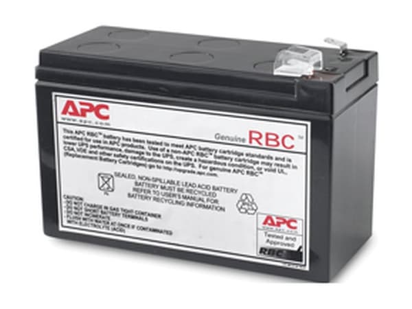 APC Replacement Battery Cartridge #114 - UPS-batteri - 60 VA - 1 x batteri - blysyre - svart - for P/N: BE450G, BE450G-CN, BE450G-LM, BN4001, BR500CI