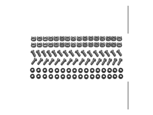 APC M6 Hardware Kit - Rackskruer, -mutre og -underlagsskiver - for P/N: SMTL1000RMI2UC, SMX1000C, SMX1500RM2UC, SMX1500RM2UCNC, SMX750C, SMX750CNC