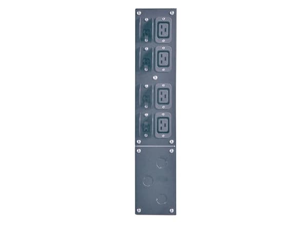 APC Service Bypass Panel - Ohituskytkin (räkkiversio) - AC 230 V - Lähtöliittimet: 4 - 2U - 19" - musta - Symmetra 4KVA, 6kVA -laitteille