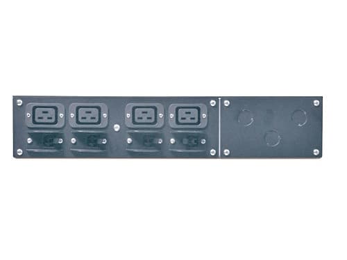 APC Service Bypass Panel - Ohituskytkin (räkkiversio) - AC 230 V - Lähtöliittimet: 4 - 2U - 19" - musta - Symmetra 4KVA, 6kVA -laitteille