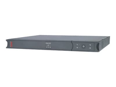 APC Smart-UPS SC 450VA - UPS (rackversio) - AC 230 V - 280 Watt - 450 VA - RS-232 - output-stikforbindelser: 4 - 1U - grå - for P/N: AR106SH6, AR109S Harmaa