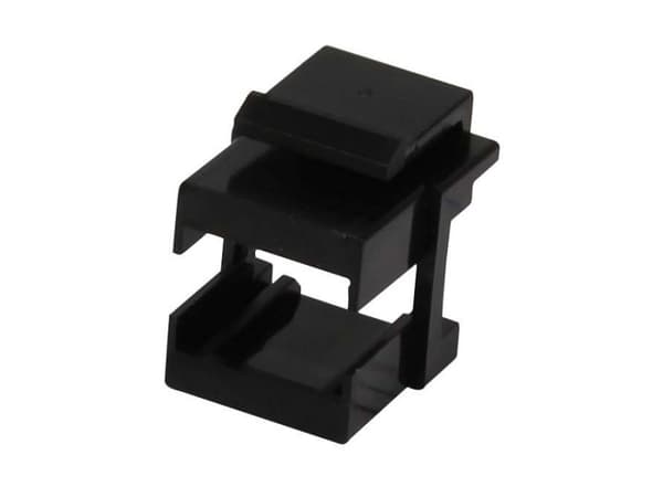 Keystone-modulfeste for fiberoptiske koblinger LC svart Synergy 21