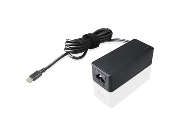 Lenovo USB-C 45W AC Adapter - Strömadapter - 45 Watt - för IdeaPad 3 CB 14; 4G 14Q8C05; 5 14; 5 15; 5 CB 14; 5G 14Q8X05; IdeaPad Flex 5 Chrome 13