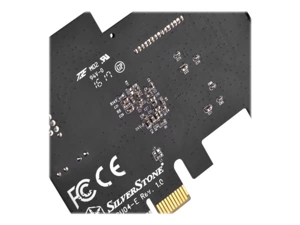 SilverStone ECU04-E - USB-adapter - PCIe 2.0 x2 lavprofil - USB 3.1