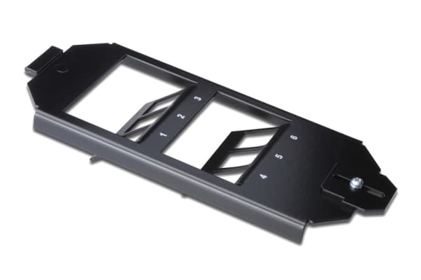 Digitus AN-25178, Svart, Metall, Vanlig, Varje varumärke, Keystone-modul, 75 mm