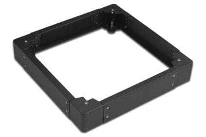 Digitus DN-19 PLINTH-6/6-B, Kehikon jalusta, Musta, Terästä, 1U, Turkki, Unique Network, Dynamic Basic