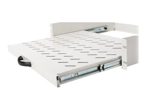 DIGITUS Professional - Hylla för rack - ljusgrå, RAL 7035 - 2U - 19"