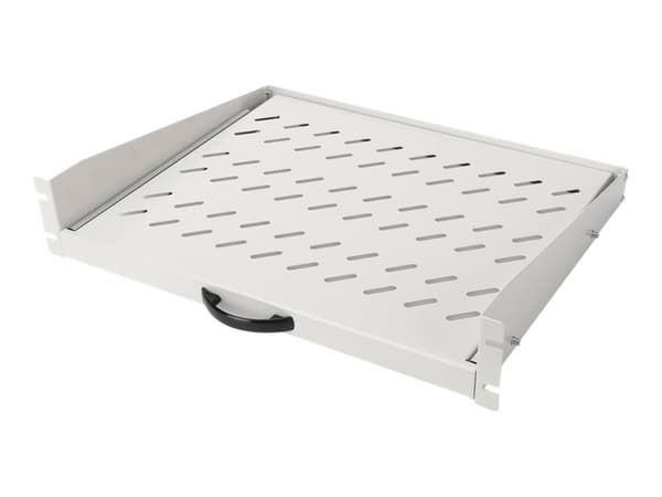 DIGITUS Professional - Hylla för rack - ljusgrå, RAL 7035 - 2U - 19"