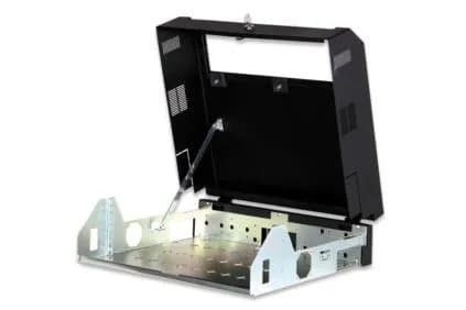 Digitus DN-19 04U-PB-B, Väggmonterad rack, 3U, 30 kg, 8,5 kg, Svart