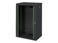 Miniatyrbilde 1 av 5: Digitus Unique DN-19 20-U-SW - Rack skap - veggmonterbar - RAL 9005, svart - 20U - 19"