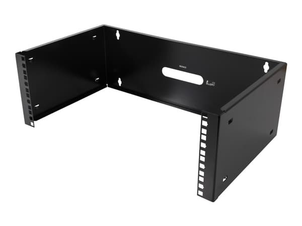 TOTEN 19-WMB4 - Monteringsbrakett - veggmonterbar - RAL 9004 - 4U - 19"