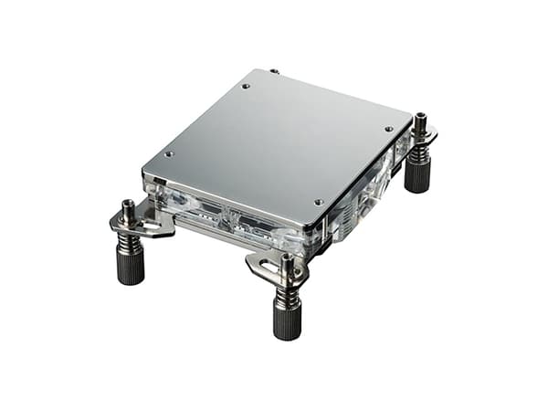 Phanteks Glacier C399A - Væskeklølt system CPU-vannblokk - (for: TR4) - forniklet kobbersokkel - speilkrom