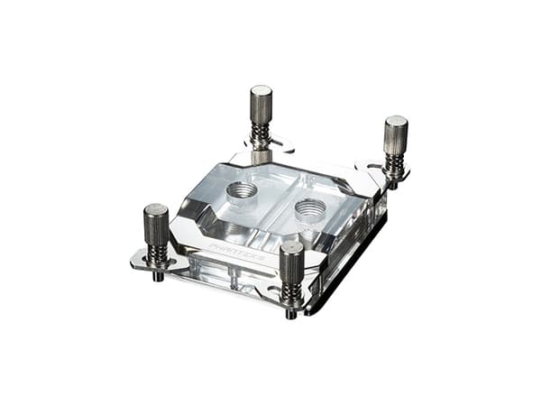 Phanteks Glacier C399A - Væskeklølt system CPU-vannblokk - (for: TR4) - forniklet kobbersokkel - speilkrom