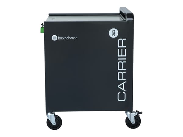 LocknCharge Carrier 30 15-Slot Rack Pair - Monteringskomponent (2 enhetsrack) - för 30 surfplattor/bärbara datorer - rostfritt stål - monterbar på va