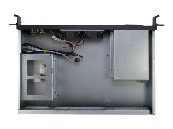 Inter-Tech 1.5U-1528L - Rackmonterbar - 1.5U - mini-ITX - hot-swap - ingen strømforsyning (FlexATX) - USB
