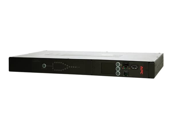 APC Rack Automatic Transfer Switch AP4422 - Redundant switch (kan monteres i rack) - AC 230 V - 3840 VA - Ethernet 10/100, RS-232, USB - utgangskonta