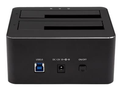 StarTech.com Dual-Bay USB 3.0 to SATA Hard Drive Docking Station, USB Hard Drive Dock, External 2.53.5 SATA IIIIII, SSDHDD Docking Station, Hot-Swap