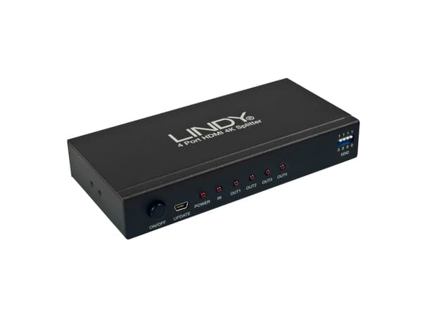 Lindy 38159, HDMI, 4x HDMI, 4096 x 2160 piksler, Sort, 1920 x 1080 (HD 1080), 4096 x 2160