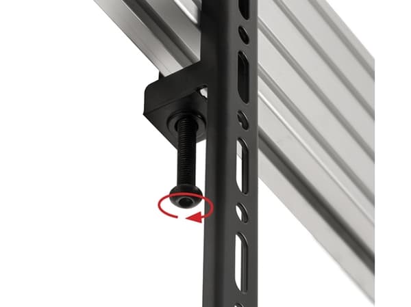 B-Tech BT8390-VESA400F, Armfäste för plattskärm, Svart, 70 kg, Stång, 177,8 cm (70"), 106,7 cm (42")